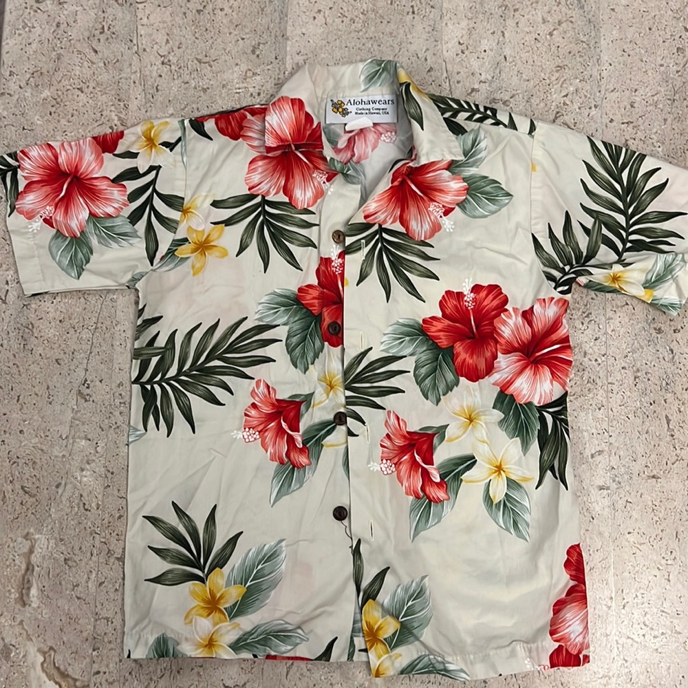 Alohawears Hawaiian shirt youth size 8